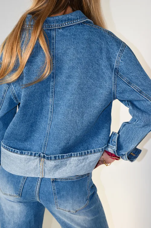 DAPHNEA REVERS DENIM VESTES FEMME