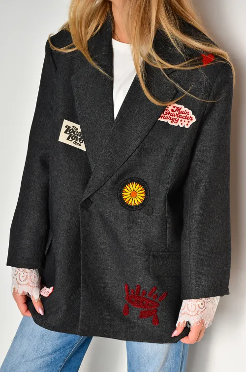 Blazer Patch Anthracite FLORA