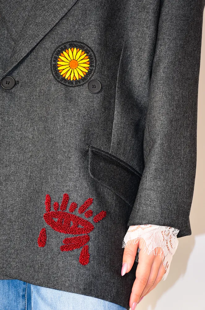 Blazer Patch Anthracite FLORA