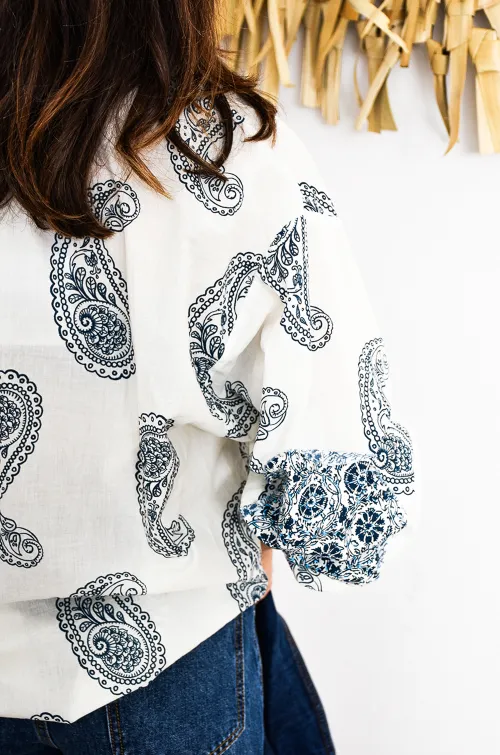 banditas CACHMI BL/BLE BLOUSE