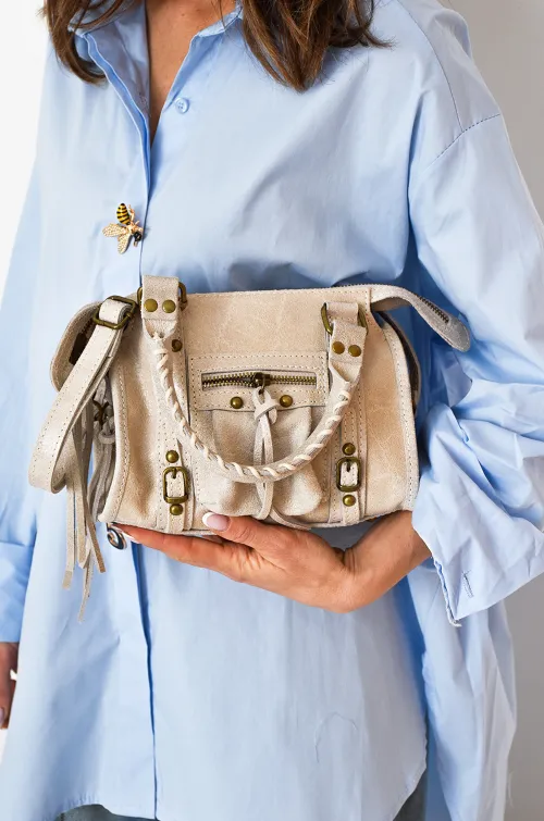 sarl longaro ormont CLOUT ECRU SAC FEMME