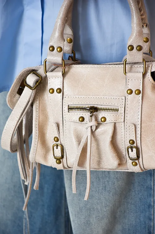 Sac Vernis Greige MAYA