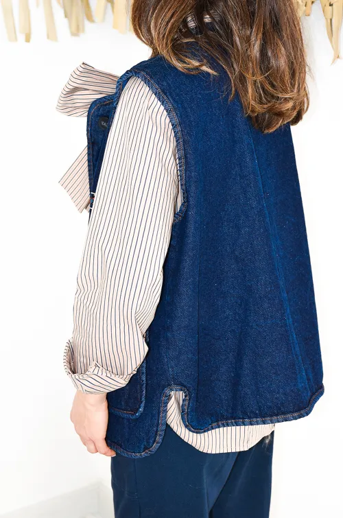johanna toutoun BRODE JEANS VESTES FEMME