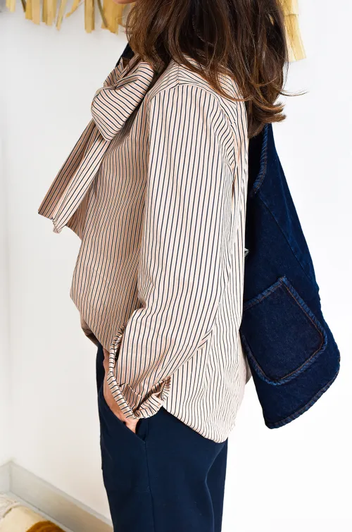 johanna toutoun RAYE BEIGE CHEMISIERS