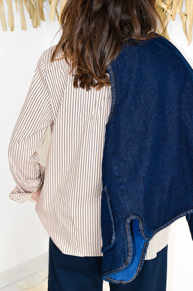 johanna toutoun RAYE BEIGE CHEMISIERS