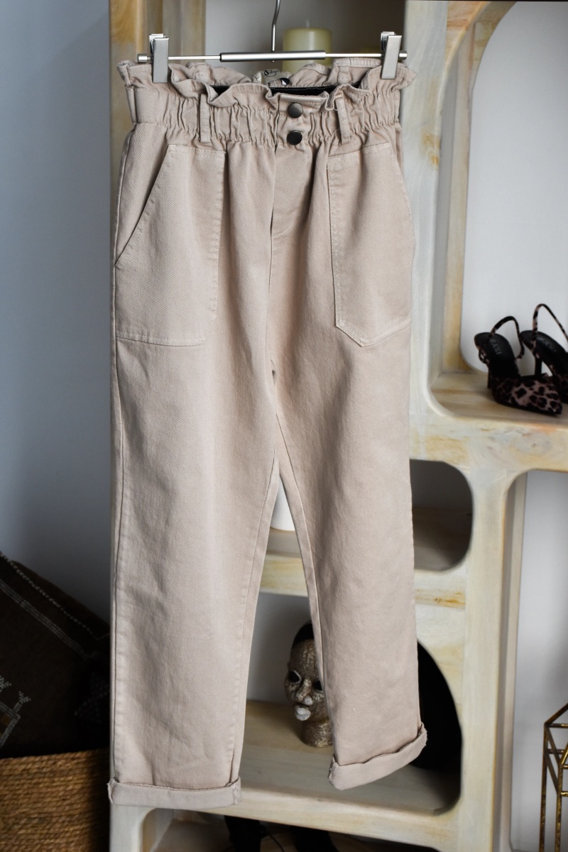 johanna toutoun  BEIGE PANTALON FEMME