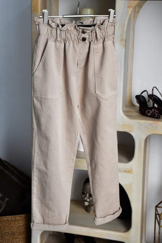 johanna toutoun  BEIGE PANTALON FEMME