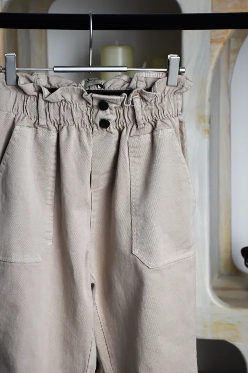 johanna toutoun  BEIGE PANTALON FEMME