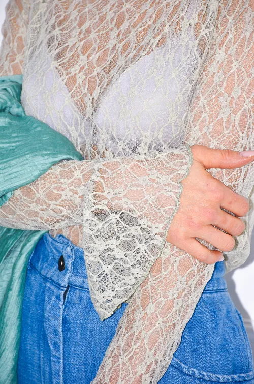 Haut Dentelle Tieulle HARMONIE