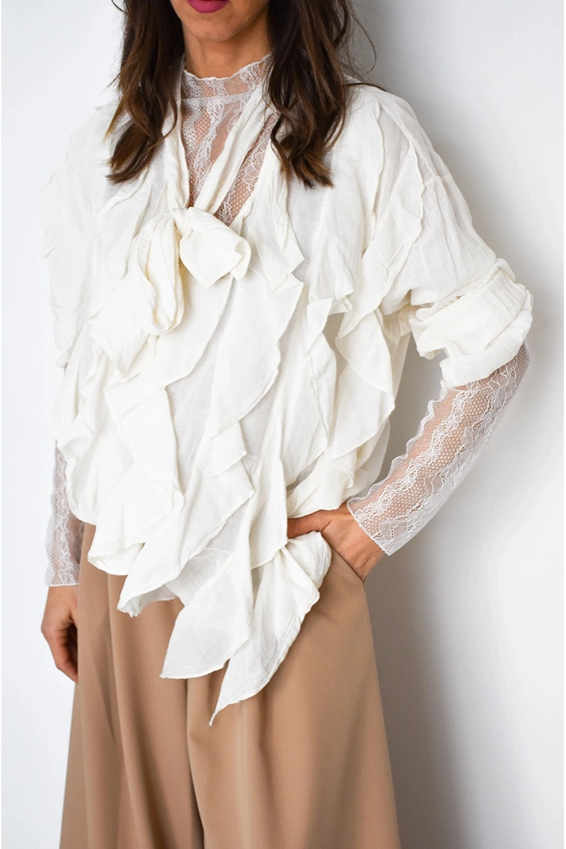 banditas NOEUD ECRU CHEMISIER 2