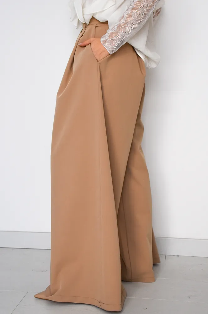 un huitieme-lukap  CAMEL PANTALON FEMME