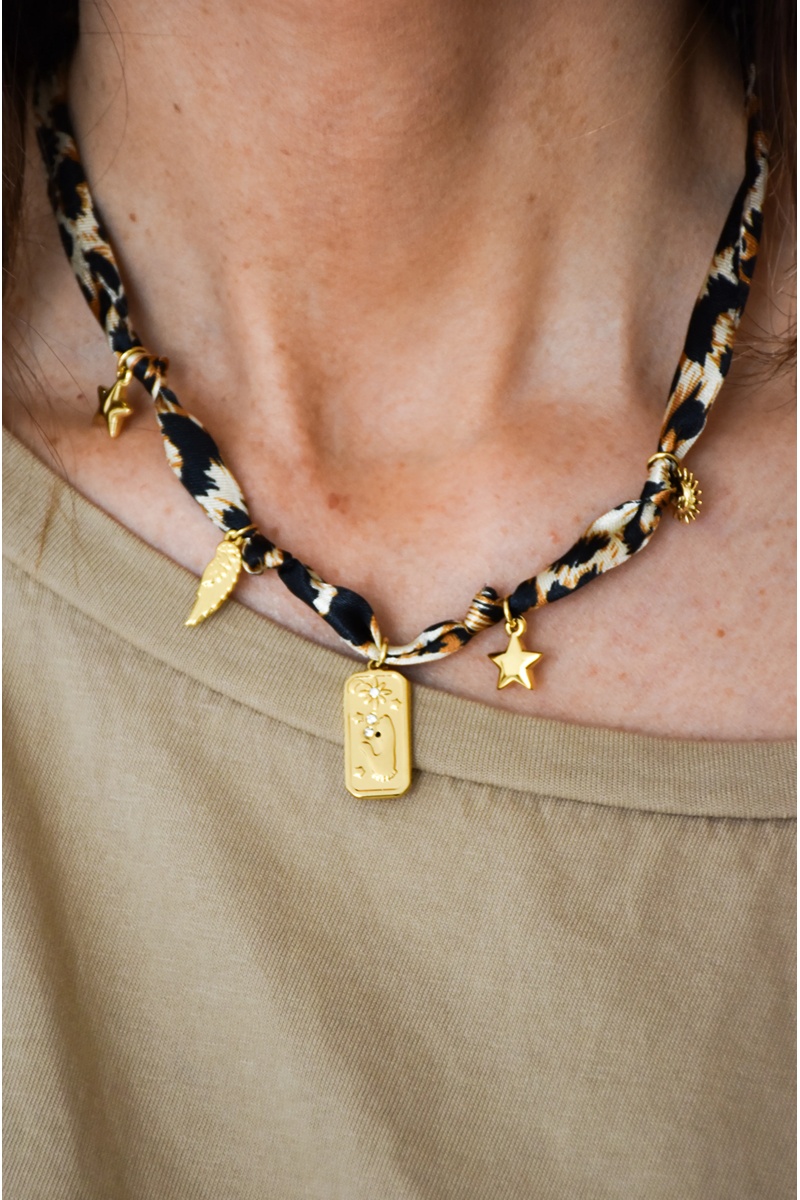 Collier Pampilles Léopard ALBA