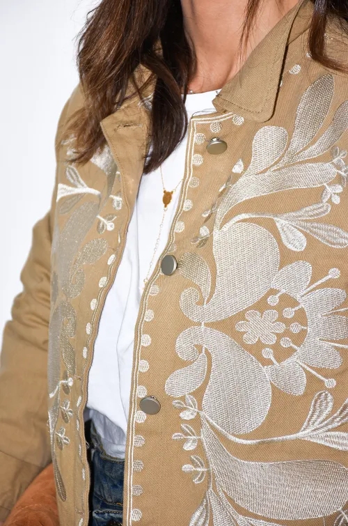 lai fashion BRODE BEIGE VESTES FEMME