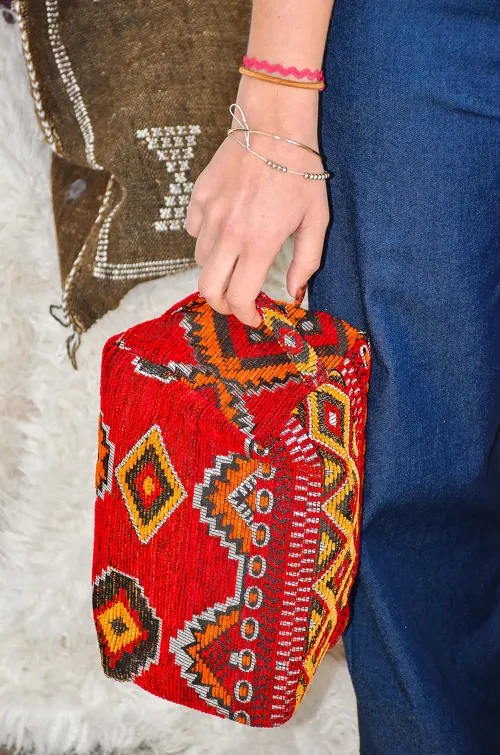 noho maroc IMPRI ROUGE POCHETTE