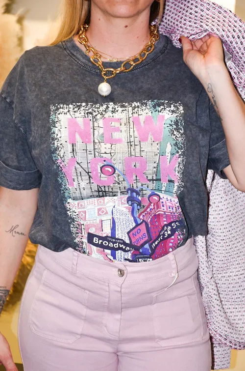 marketing order NEWYOR ANTHRA T-SHIRT MC FEMME