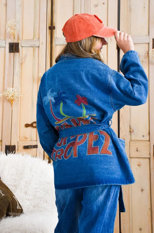 Veste Strass Denim LINCY