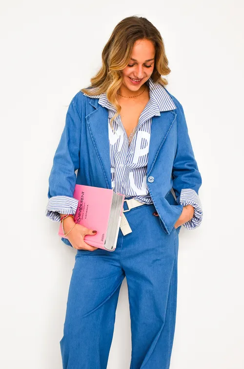 mire-ella moda DENIM CIEL VESTES FEMME