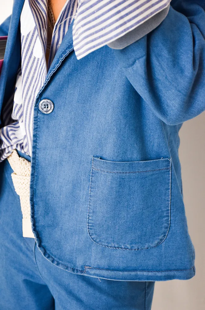 mire-ella moda DENIM CIEL VESTES FEMME