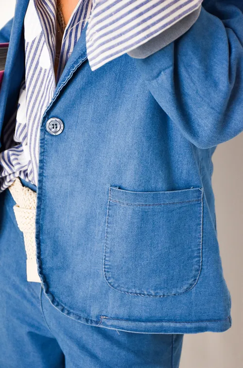 mire-ella moda DENIM CIEL VESTES FEMME