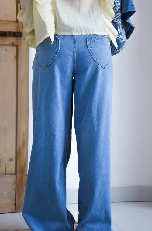 JS MILLENIUM COEUR DENIM JEANS FEMME