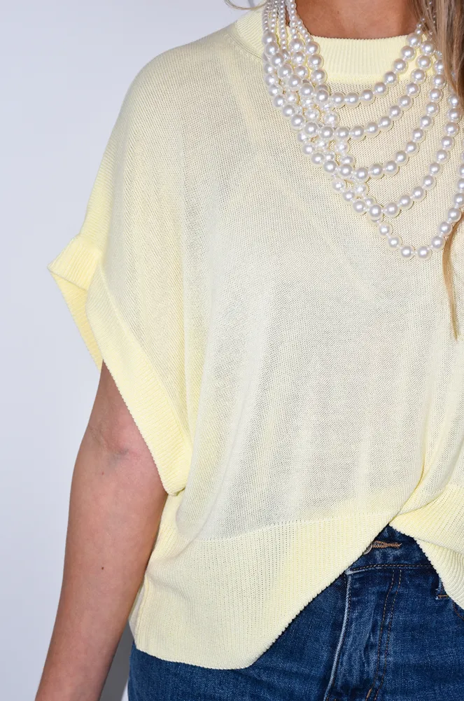 marketing order COLRON JAUNE PULL FEMME