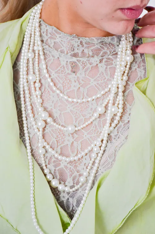 mia complementos bcn PERLE BLANC COLLIERS