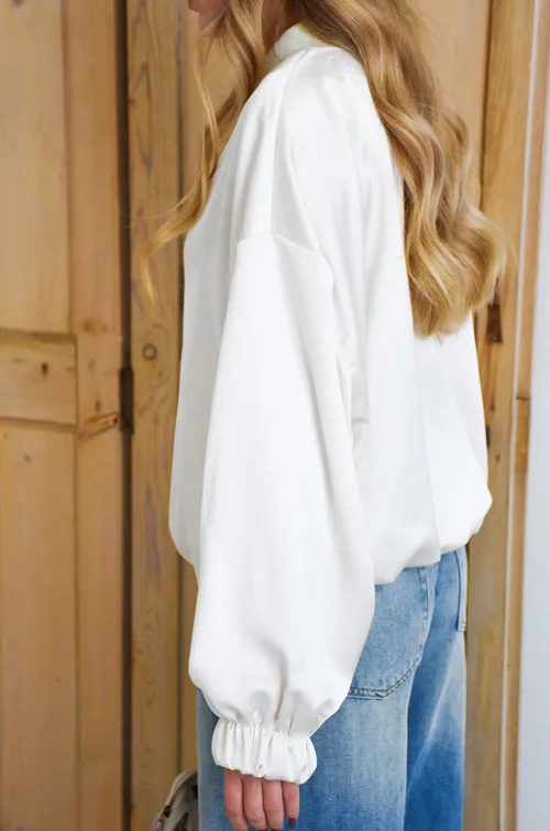 MODAS Y CREATIONES ANGELINA SL SATINE ECRU VESTES FEMME