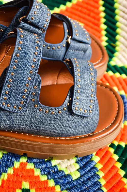 igdandco  BLEU CHAUSSURE FEMME