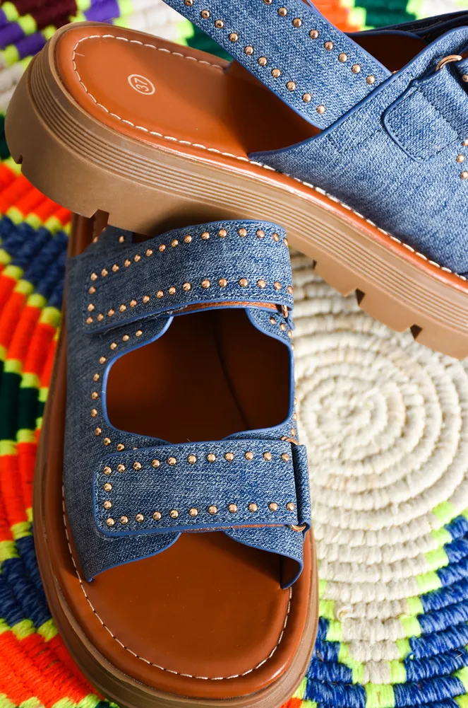 igdandco  BLEU CHAUSSURE FEMME