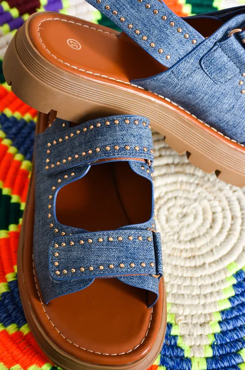 igdandco  BLEU CHAUSSURE FEMME