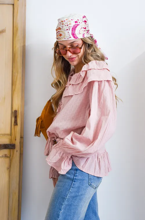 w.studio NOEUD ROSE BLOUSE