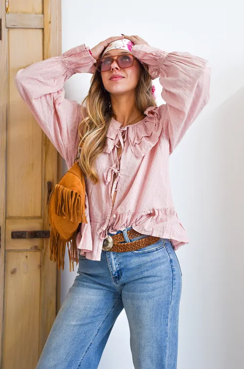 w.studio NOEUD ROSE BLOUSE