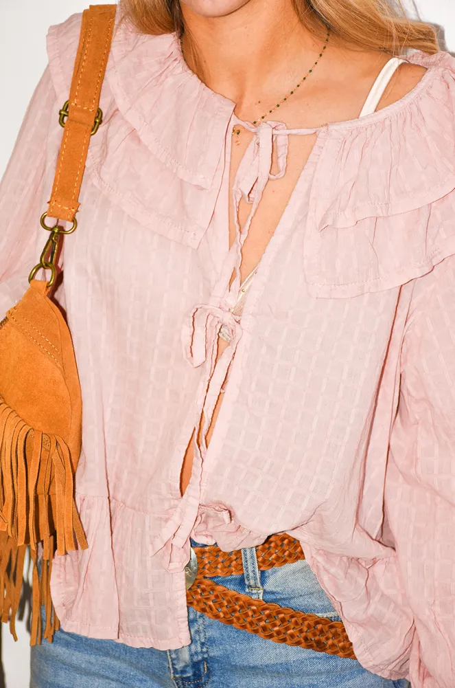 w.studio NOEUD ROSE BLOUSE