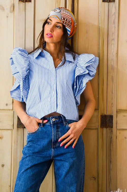 lai fashion RAYE BLEU CHEMISIERS