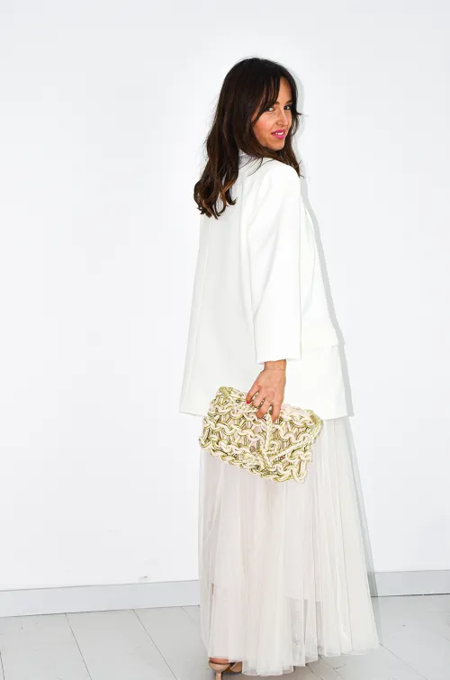 YELLOZ ROSE W TULLE ECRU JUPES FEMME