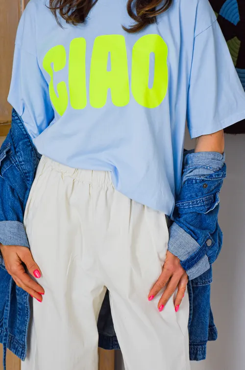 BLUED SOUL CIAO CIEL T-SHIRT MC FEMME