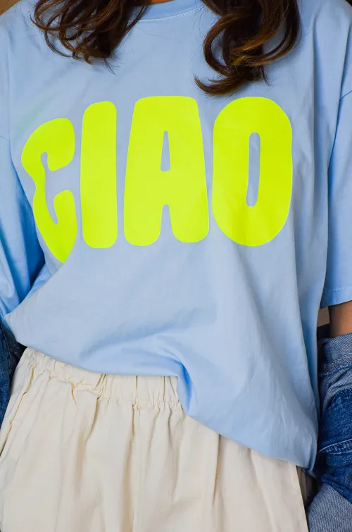 BLUED SOUL CIAO CIEL T-SHIRT MC FEMME