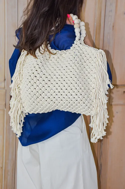 jianna fashion s.l PERLE ECRU SAC FEMME