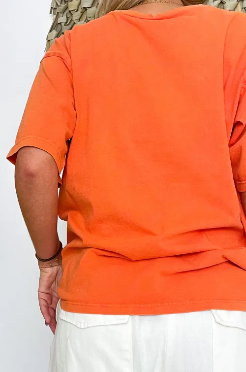 Tee Shirt Imprimé Orange CIAO