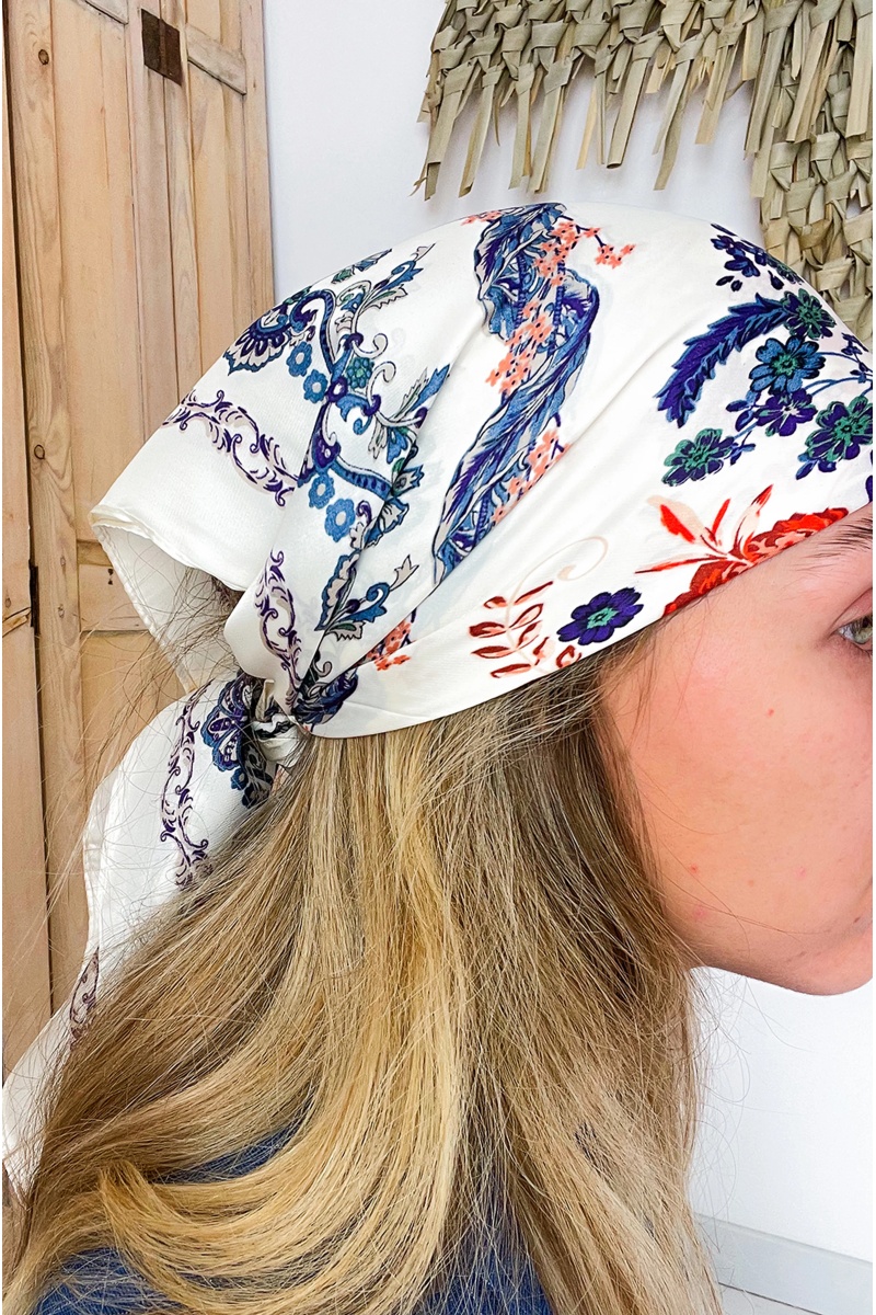 Foulard Imprimé Fleurs MONICA