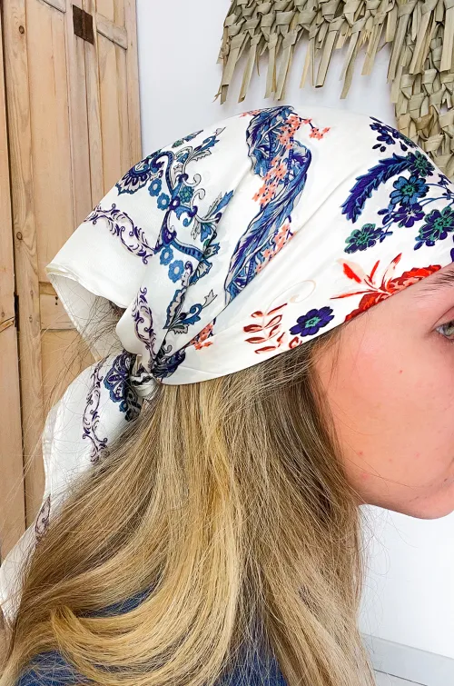 jianna fashion s.l IMPRI MARINE FOULARD