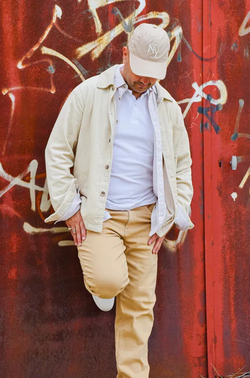 Veste Velours Beige NOAH