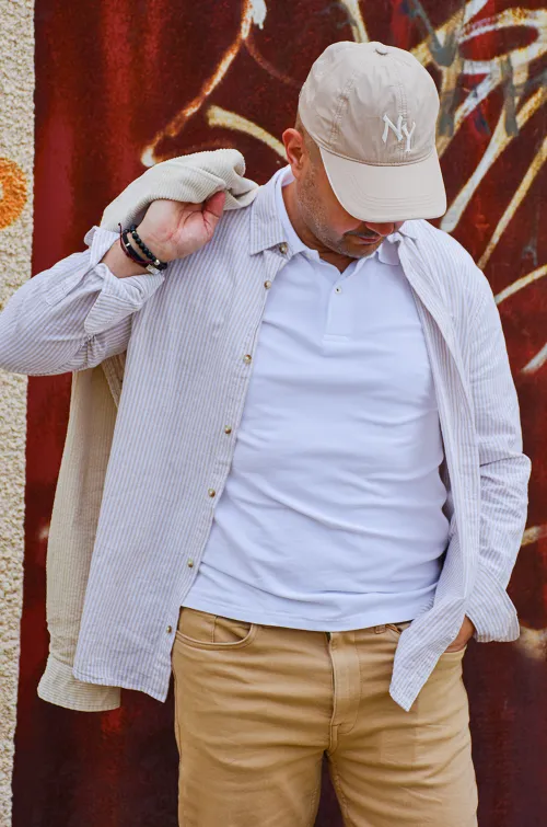 TANG TAMMY  BEIGE CASQUETTE