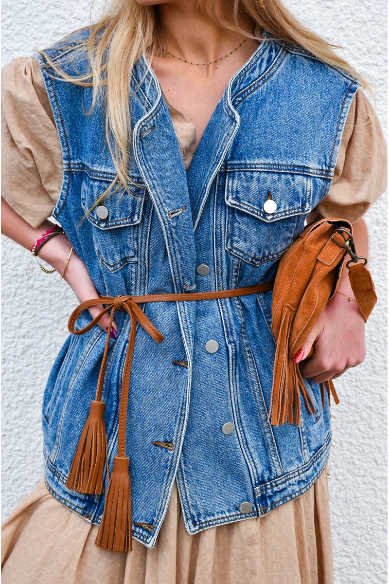 Veste Ample Denim AGATHE