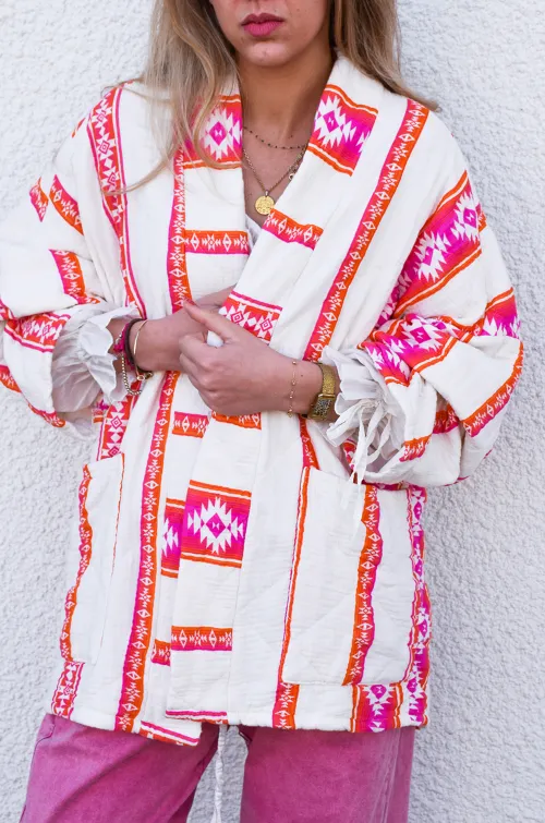 johanna toutoun IMPRI ROSE KIMONO