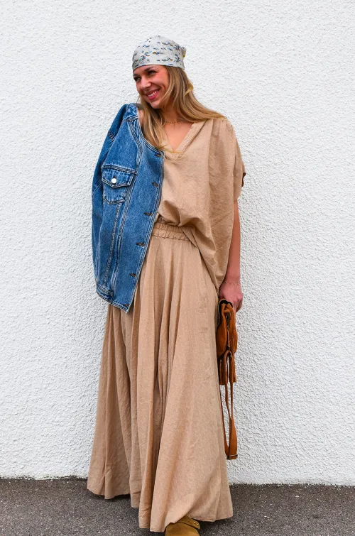 johanna toutoun CARREA BEIGE BLOUSE