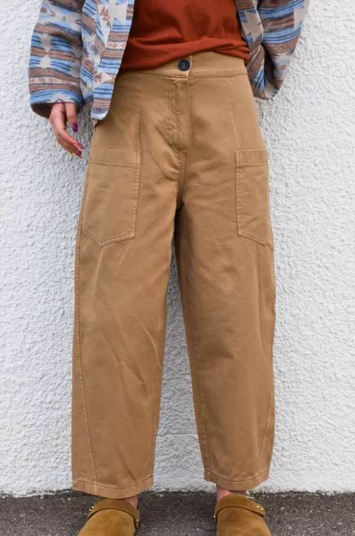 johanna toutoun UNI CAMEL PANTALON FEMME