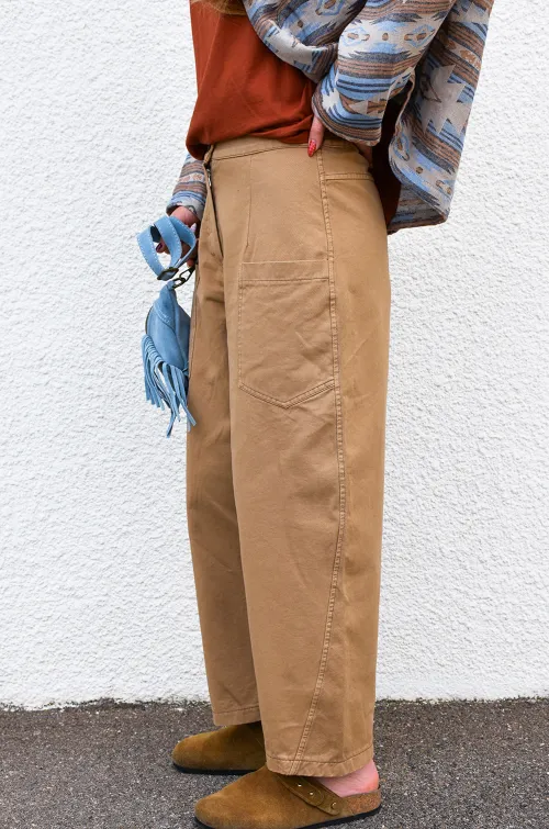 johanna toutoun UNI CAMEL PANTALON FEMME