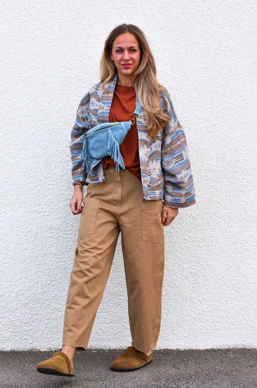 johanna toutoun UNI CAMEL PANTALON FEMME