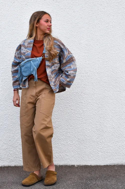 johanna toutoun UNI CAMEL PANTALON FEMME